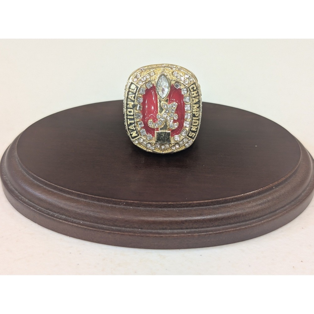 Alabama Crimson Tide 2017 National Champions Replica Ring Roll Tide Tagovailoa - Picture 2 of 8